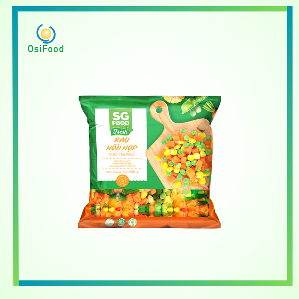 Rau hỗn hợp SG Food 500g