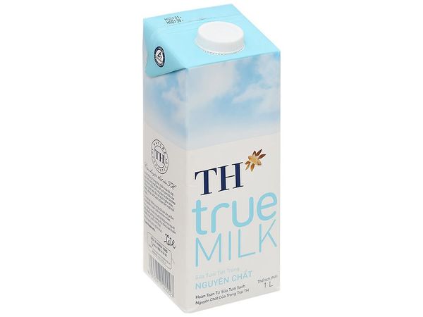 Sữa tươi tiệt trùng TH ít đường hộp 1L