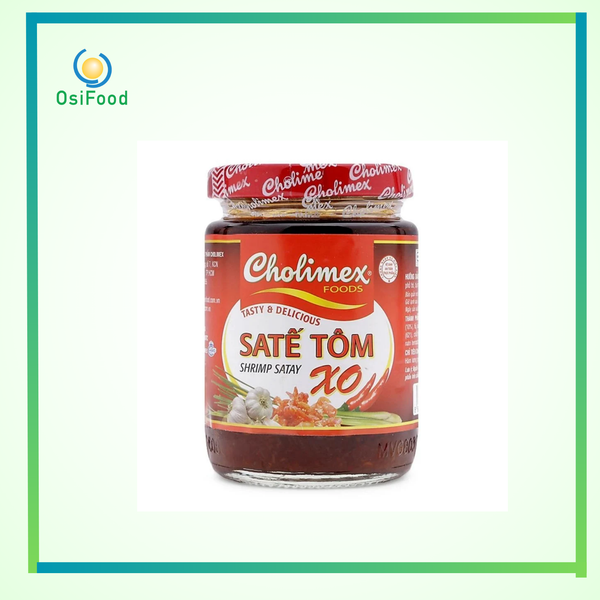 Sa tế tôm XO Cholimex hũ thủy tinh 170g