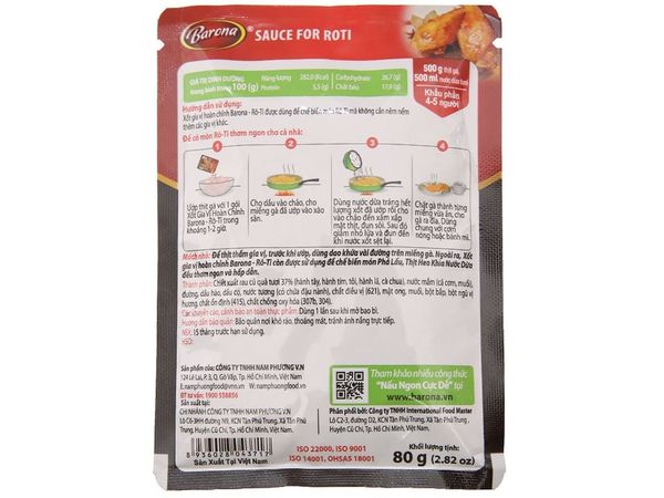 Gia vị rô-ti Barona gói 80g