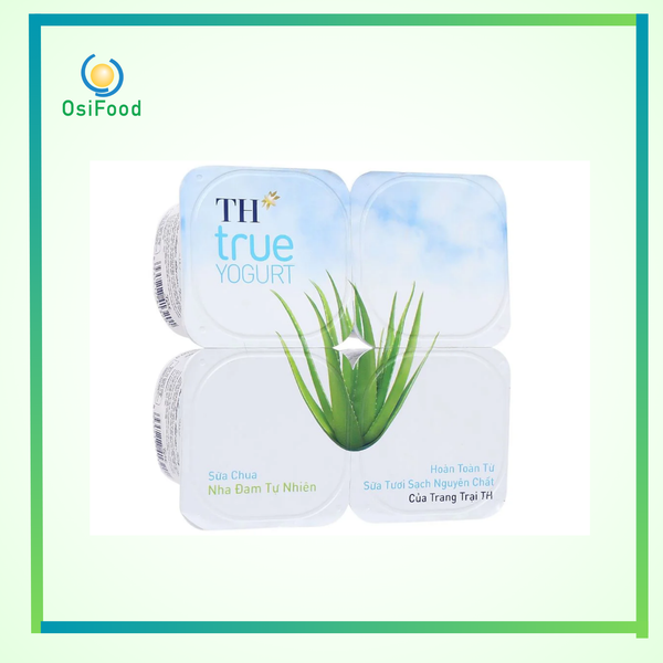 Sữa chua ăn TH True Yogurt nha đam 4x100g