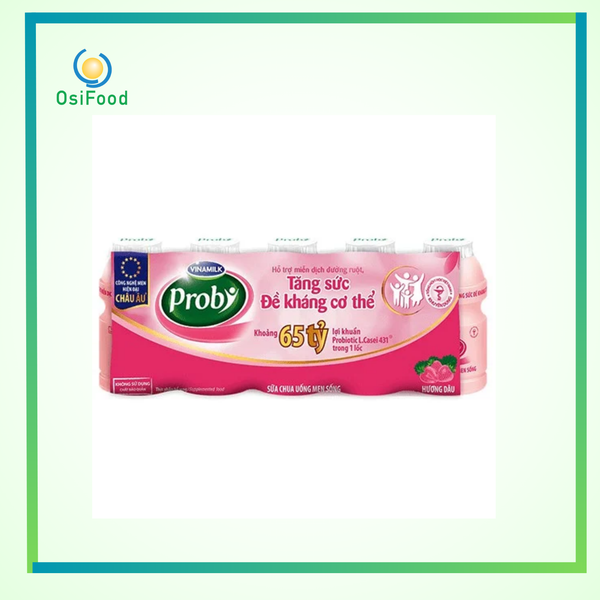 Sữa chua uống Probi hương dâu 5x65ml