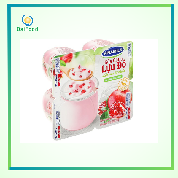 Sữa chua Vinamilk lựu đỏ lốc 4x100g