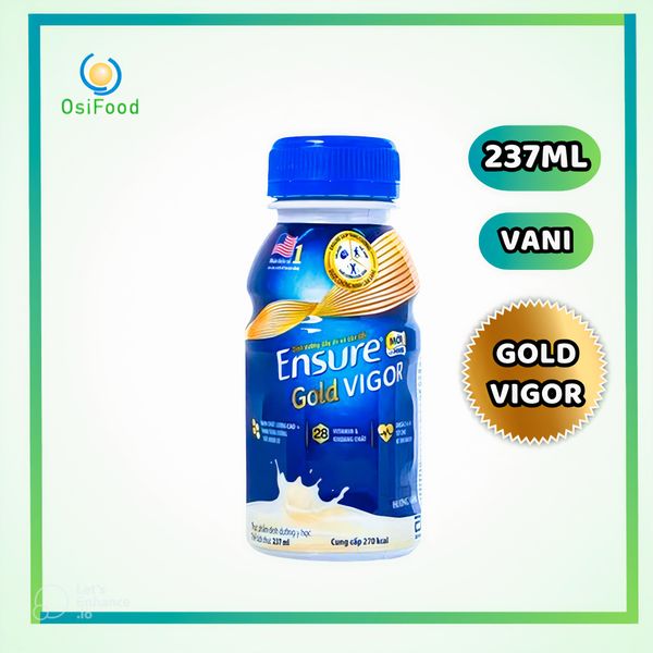Sữa ENSURE Gold Vigor vani chai 237ml
