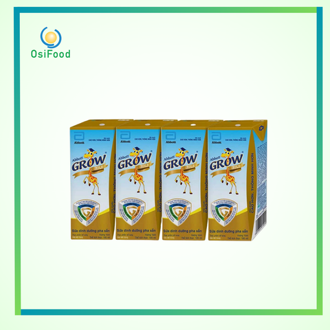 Sữa Grow Gold hương vani lốc 4x180ml