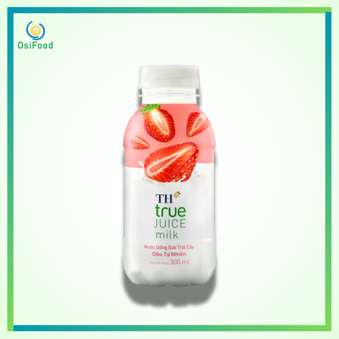 Sữa trái cây TH vị dâu 300ml