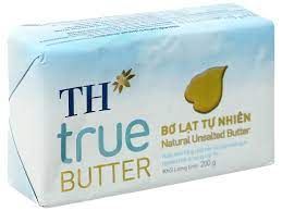  Bơ lạt tự nhiên TH True Butter gói 200g 