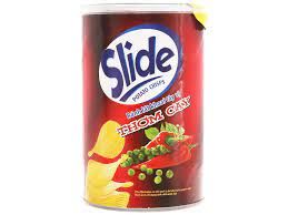 Bánh Snack khoai tây vị thơm cay Slide lon 75g