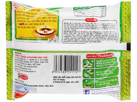 Mi Hảo Hảo xào khô tôm chua ngọt 75g