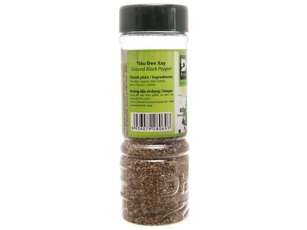 Tiêu đen xay DHF hũ 80g