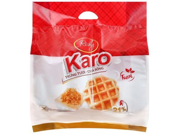 Bánh Karo trứng tươi chà bông 6x28g
