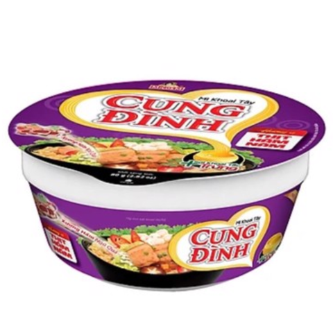 Mì Khoai Tây Cung Đình Hương Vị Thịt Hầm Nấm (80g)/thùng 12 tô