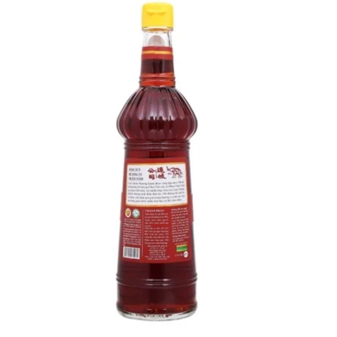 Nước mắm cá cơm Liên Thành nhãn vàng chai 600ml