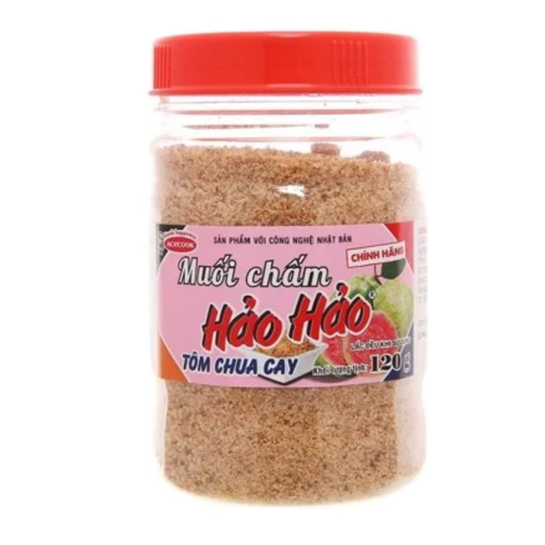 Muối chấm Hảo Hảo tôm chua cay hũ 120g