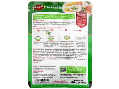 Gia vị canh chua Barona 80g