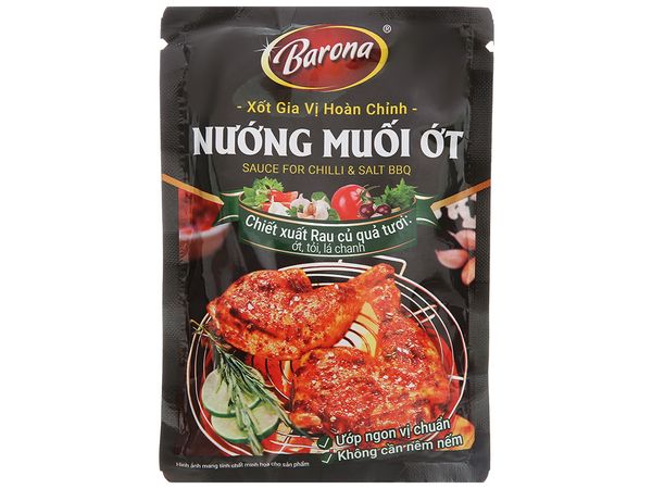 Gia Vị Nướng Muối Ớt 80g Barona