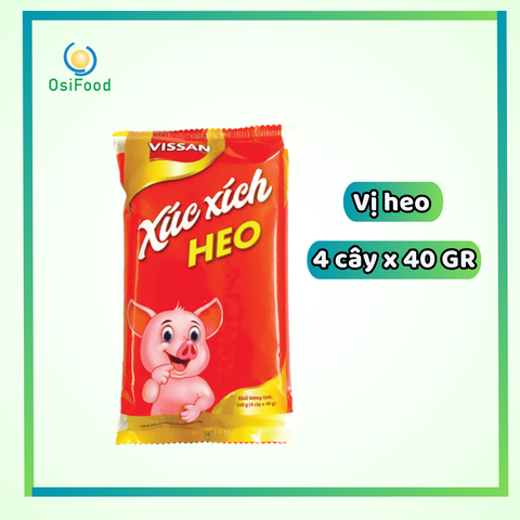 Xúc xích heo Vissan 4x40g