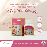  Viên uống trẻ hóa da, phục hồi tế bào gốc Vitatree Cell Restore 60 viên và 100 viên 
