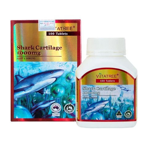  Viên uống bổ khớp Vitatree Shark Cartilage ( Sụn cá mập) 100 viên 