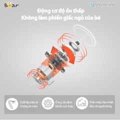 Máy Xay Thực Phẩm BEAR QSJ-B01P1 Máy Xay Đa Năng Bear 0,3L Hình Gấu Tiện Lợi Cao Cấp - Bảo Hàng 18 Tháng