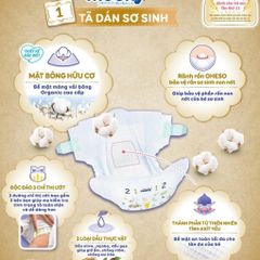 Bỉm Moony Natural Nội Địa Chính Hãng - Dán/Quần Đủ Size NB63/S58/M48/L36/XL3200