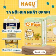 Tả bỉm Nội địa Nhật OPAPI dán quần đủ size kèm quà tặng