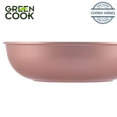 Chảo chống dính bếp từ phủ sâu lòng công nghệ Hàn Quốc kiểm định an toàn sức khoẻ Green Cook GCP05