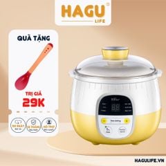 NỒI NẤU CHÁO CHẬM NINH, HẦM, HẤP CÁCH THUỶ 4 IN 1 Nồi nấu chậm Bear tiện lợi an toàn chính hãng | Hagu Official