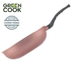 Chảo chống dính bếp từ phủ sâu lòng công nghệ Hàn Quốc kiểm định an toàn sức khoẻ Green Cook GCP05