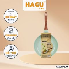 Chảo chống dính đáy từ đúc men đá ceramic xanh ngọc Green Cook GCP06 size 20-24-26-28 cm công nghệ Hàn Quốc0