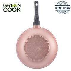 Chảo chống dính bếp từ phủ sâu lòng công nghệ Hàn Quốc kiểm định an toàn sức khoẻ Green Cook GCP05