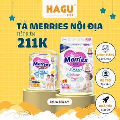 Tã Merries Cộng Miếng Nội Địa Nhật Bỉm Tả Meries Quần Dán Size NB96/S88/M68/L58/M64/L50/XL44/XXL28/M58TC00