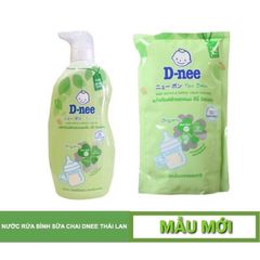 Nước rửa bình sữa Dnee Organic Túi 550ml, Chai 600ml Thái Lan