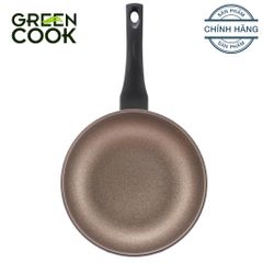 Chảo chống dính bếp từ phủ sâu lòng công nghệ Hàn Quốc kiểm định an toàn sức khoẻ Green Cook GCP05