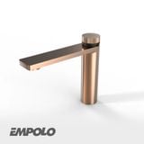 15 1101BRG VÒI LAVABO NÓNG LẠNH MÀU VÀNG XƯỚC