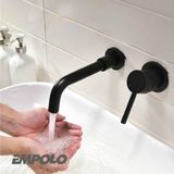839 1701MB VÒI LAVABO GẮN TƯỜNG MÀU ĐEN