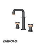 89 7001A (3 LỖ) VÒI LAVABO ĐEN