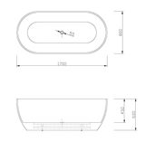 AT 19114 BỒN TẮM ĐÚC