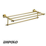 91615 Kệ khăn 2 tầng màu vàng