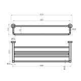 93915MB thanh vắt khăn 2 tầng