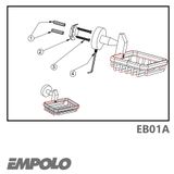 EB01A KỆ XÀ BÔNG SUS304
