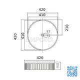 EB 108B Chậu đặt bàn