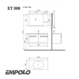 ET 008 (8955A) LAVABO TỦ