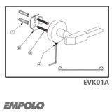 EVK01A THANH VẮT KHĂN ĐƠN SUS304