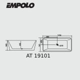 AT 19101  BỒN TẮM ĐÚC