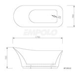 AT 19112 BỒN TẮM ĐÚC