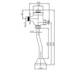 UV101 Van xả tiểu nam