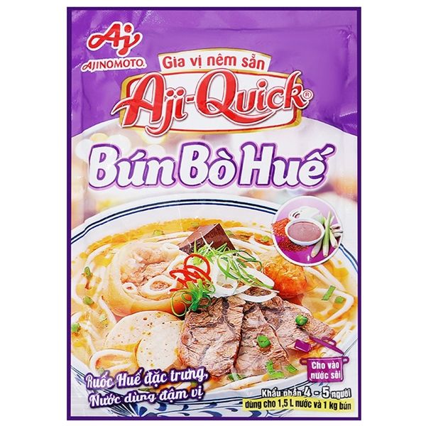  BỘT GIA VỊ BÚN BÒ HUẾ AJI QUICK - 59G 