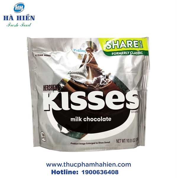  SOCOLA HERSHEY'S KISSES - MILK CHOCOLATE 