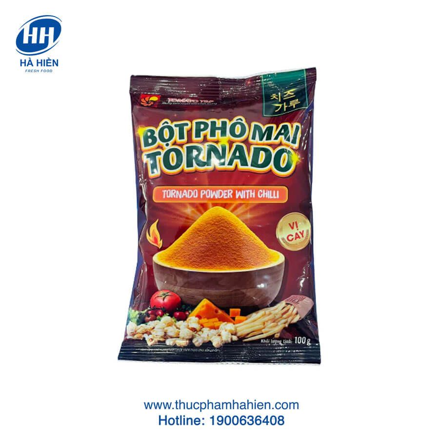  BỘT PHÔ MAI TORNADO VỊ CAY 100G 